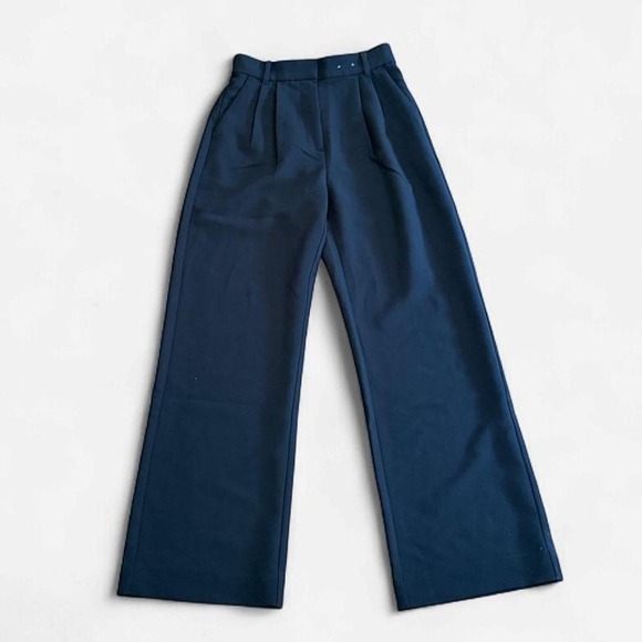 Abercrombie & Fitch Pants - Abercrombie & Fitch Sloane Tailored Wide Leg Pants Black Size 26 2R